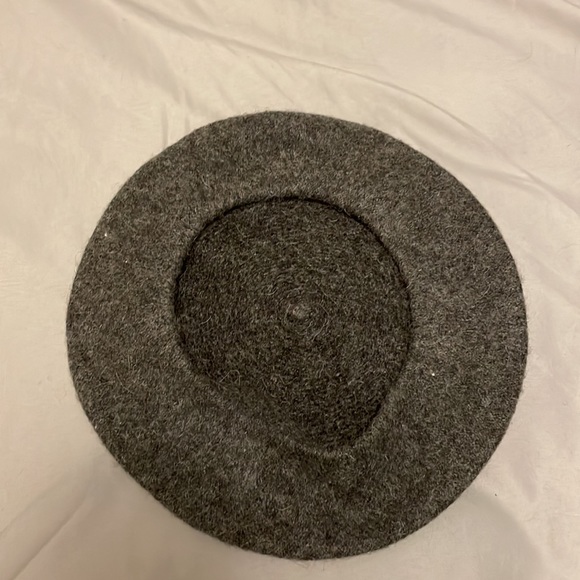 Dark gray Wool beret - Picture 3 of 5